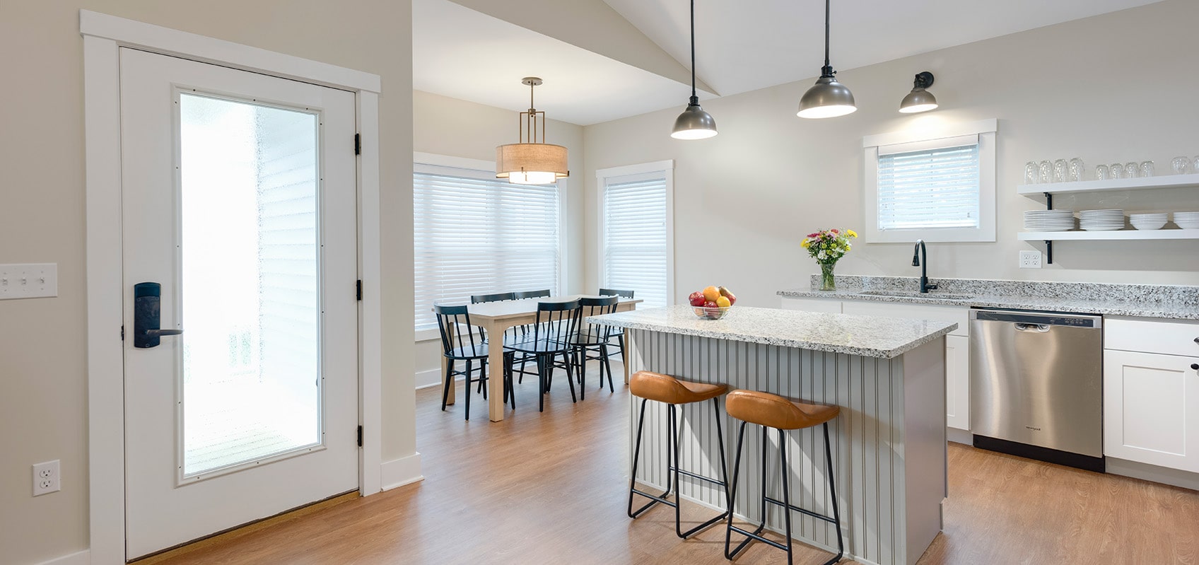 modular kitchen in cottage