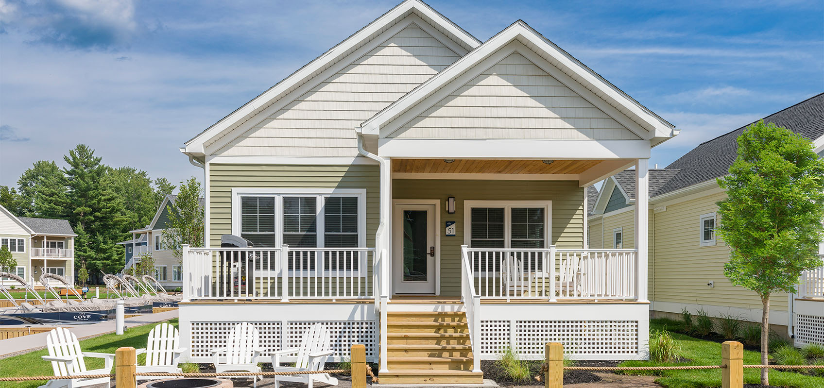 exterior view of 3 bedroom  cottage