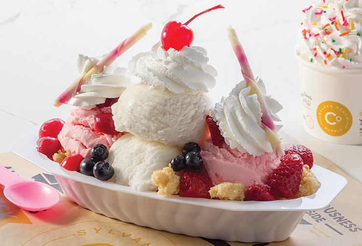 Sundae Berry Cobbler