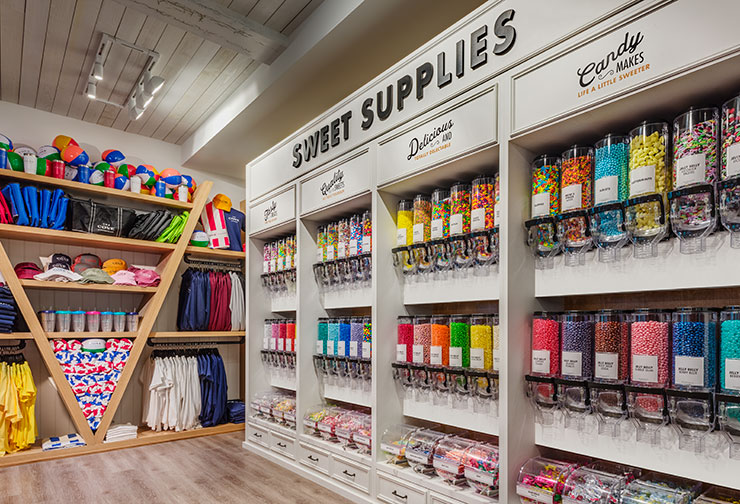Sweet Supplies - Sweets wall, toys, tshirts and goodies at Sylvan Beach Supply Co