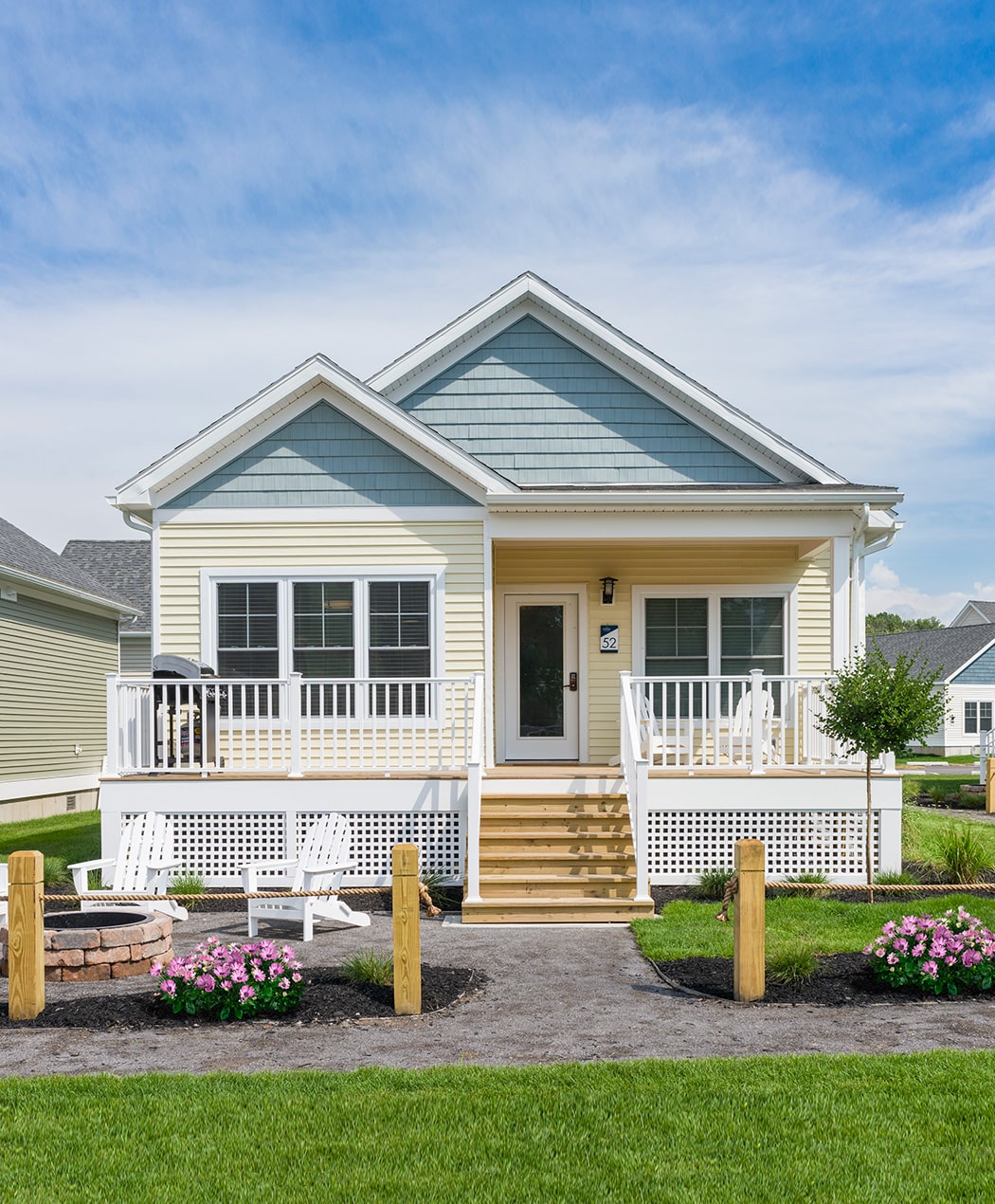 Rendering of 3 bedroom cottage at The Cove at Sylvan Beach