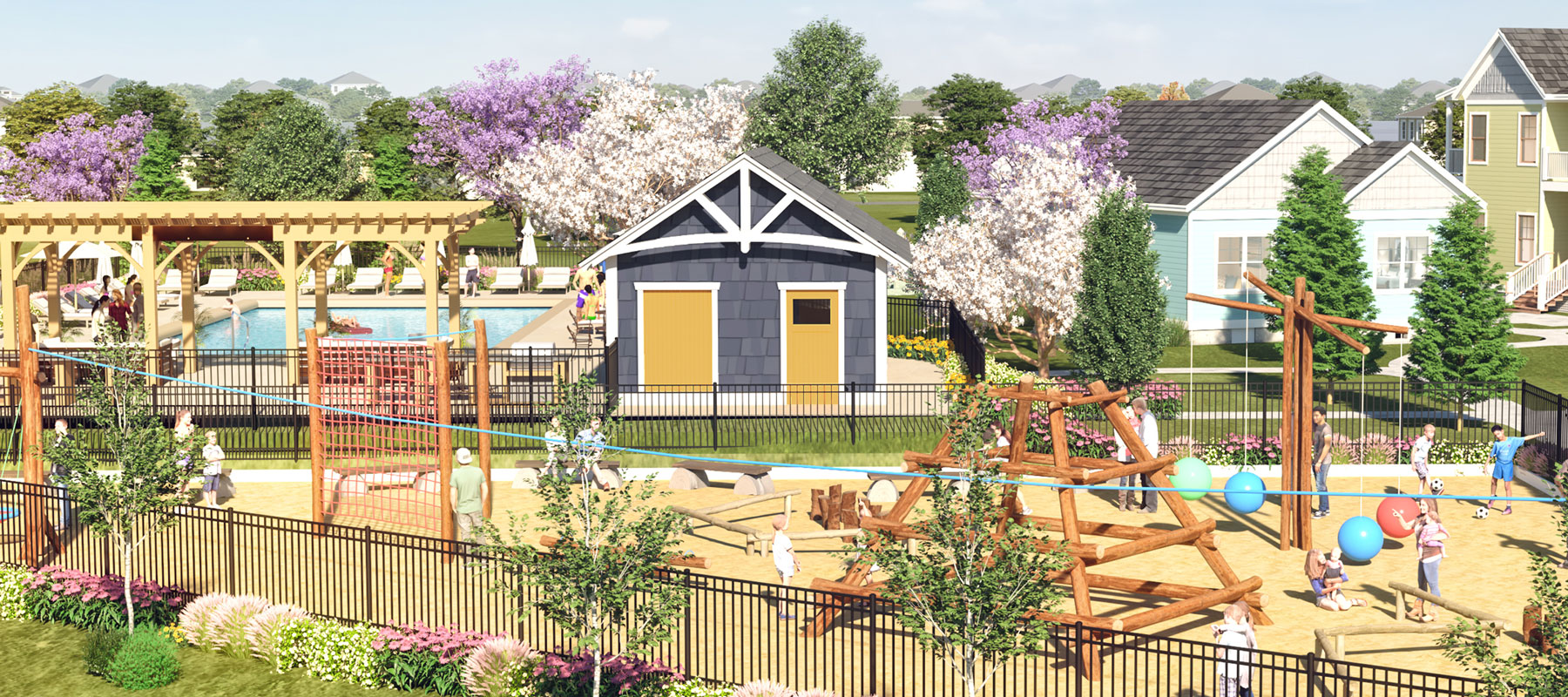 The Cove playground rendering