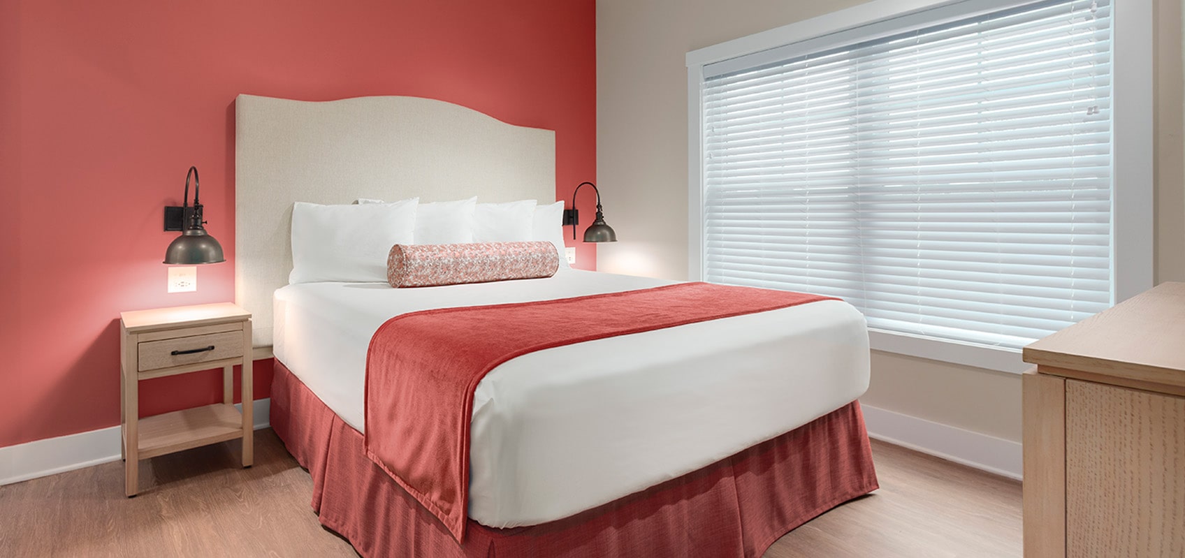 Master bedroom in a Cottage