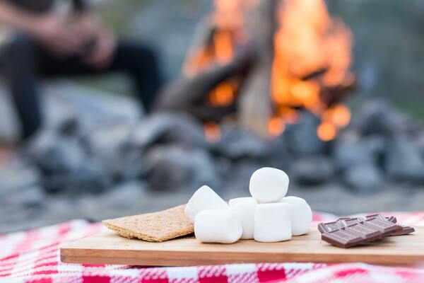 Graham Crackers, Marshmallows, and Chocolate