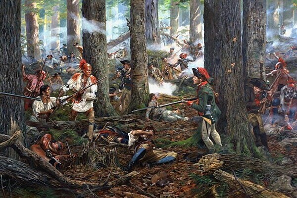 The Oneida at the Battle of Oriskany, August 6, 1777 by Don Troiani